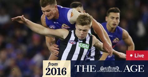 collingwood magpies vs western bulldogs live