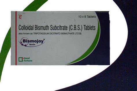 COLLOIDAL BISMUTH SUBCITRATE (C.B.S) TABLETS. Ambrosia Remedies