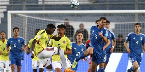 colombia sub 20 vs italia resultado
