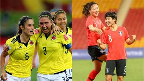 colombia vs corea futbol femenino