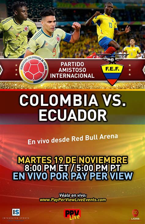 colombia vs ecuador live