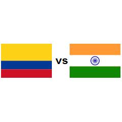 colombia vs india time