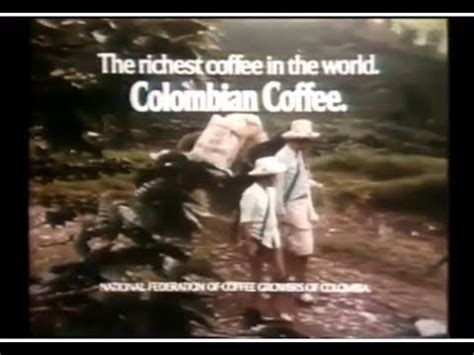 colombian coffee commercial
