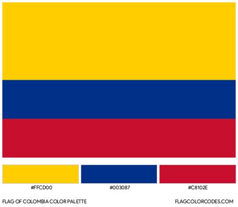 colombian flag color code