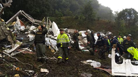 colombian plane crash message