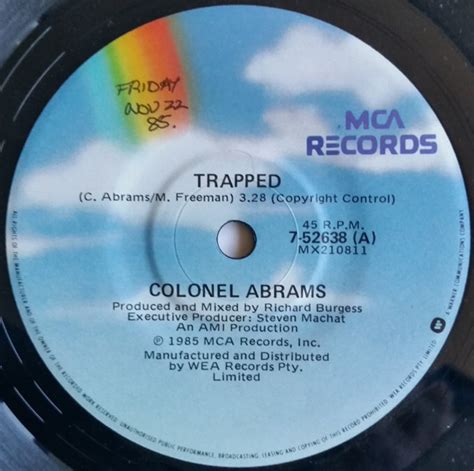 colonel abrams trapped vinyl