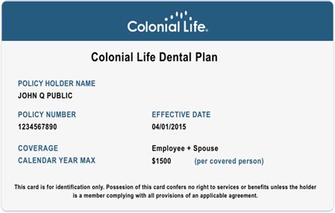 colonial dental insurance providers