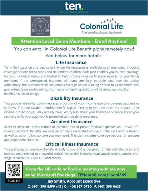 colonial life insurance policy information