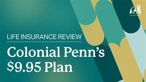 colonial penn life insurance $9.95 per month