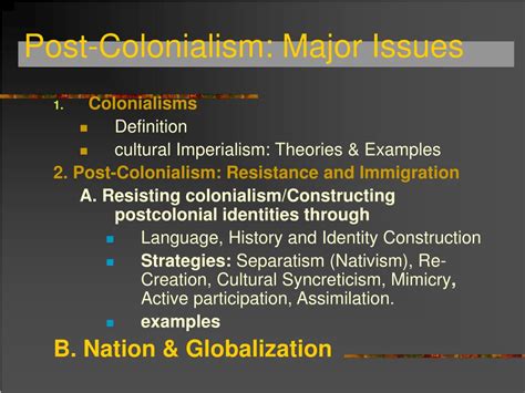 colonialism a realistic approach