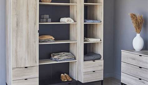 Colonne Armoire De Rangement Avec Une Porte Et Deux Tiroirs