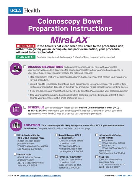colonoscopy 2 day miralax prep instructions