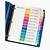 color coded binder dividers