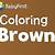 color crew brown