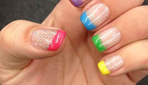 Color French Nail Tips 51 Cool Tip Designs StayGlam
