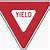 color of yield sign