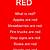 color red poem