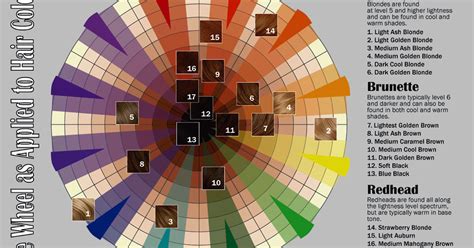 Color Wheel Chart For Hair Coloring