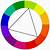 color wheel triangle