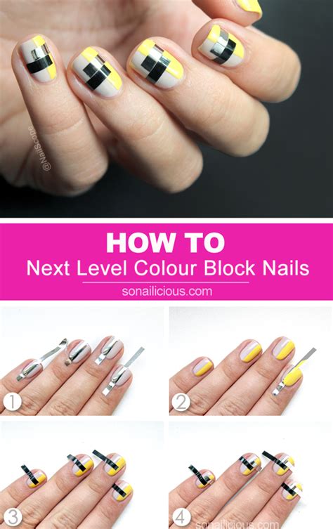 Color Blocking on Nails
