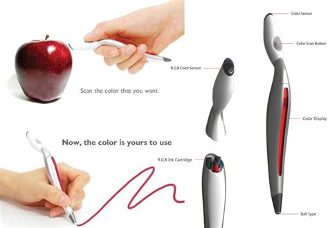 color changing sensor pen