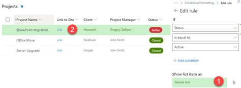 color code columns in sharepoint list