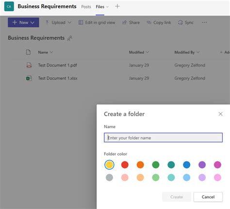 Color Code Folders In Onedrive
