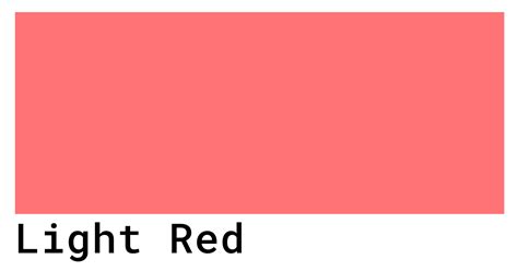 color code for light red