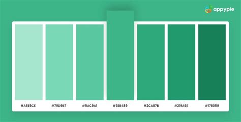 Color Code For Mint Green
