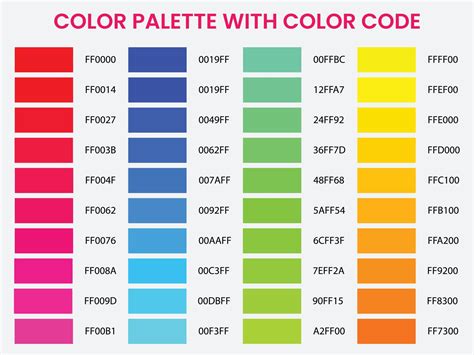 color code for multicolor