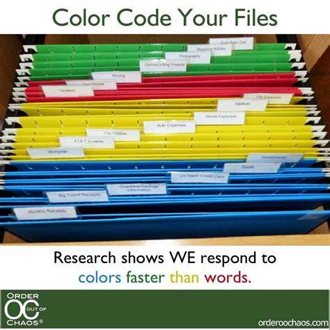Color Coding Files