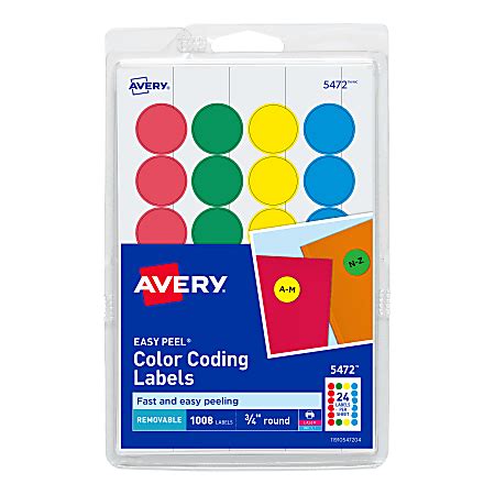 Color Coding Labels Office Depot
