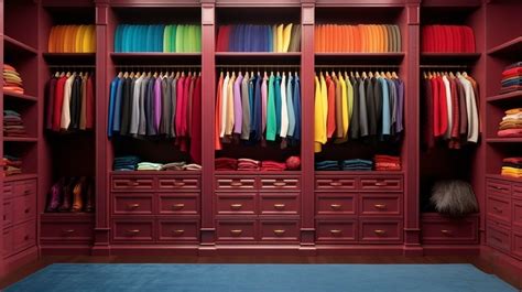 Color Coordinated Closet