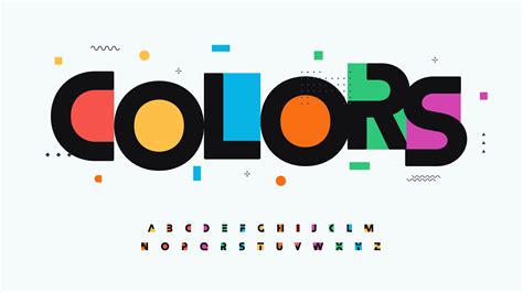 warna font