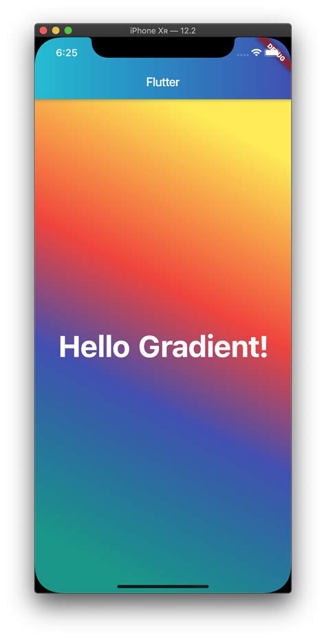 Color Gradient Flutter
