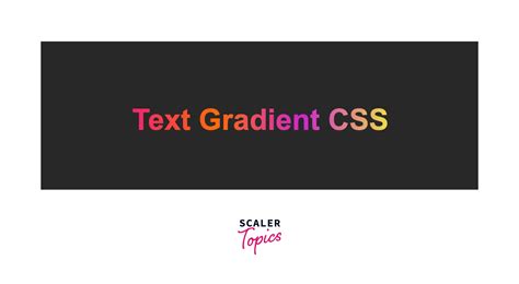 Color Gradient On Text Css