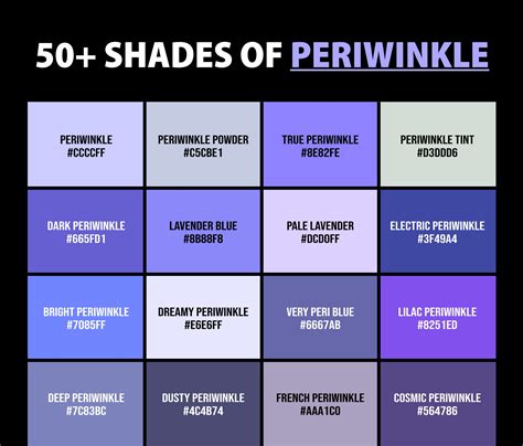 Color Hex Code Periwinkle