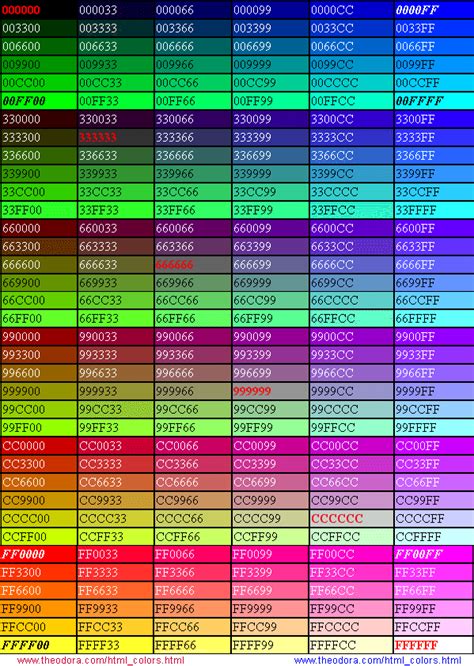 color in hexadecimal format