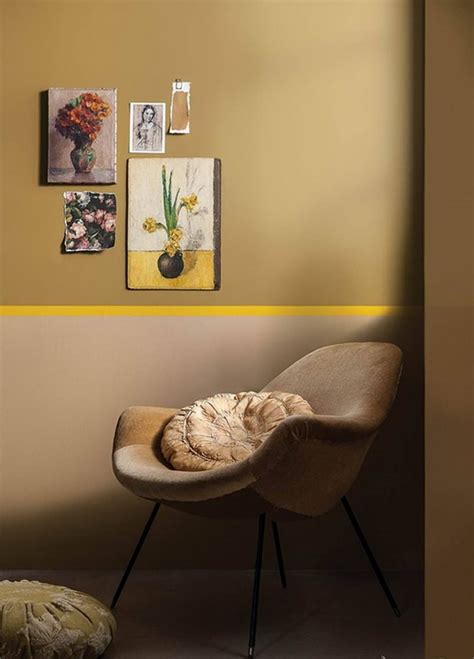 Color Ocre Pared Interior