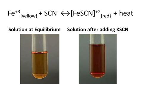color of fecl3 and kscn