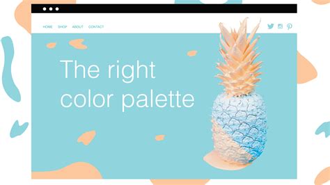 color palette for website portfolio