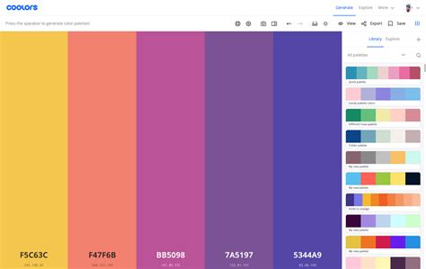 color palette maker from hex