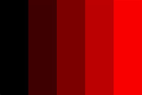 color palette red and black
