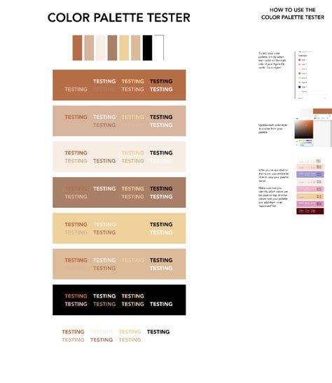 color palette tester website