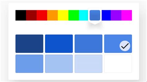 color picker google docs