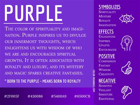 color purple meaning