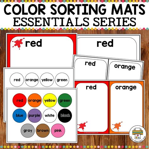 color sorting mat