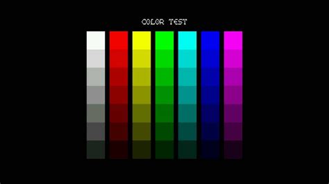 Color Testing Screen