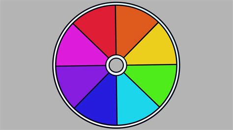 color wheel character drawing challenge
