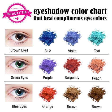 color wheel eye korean makeup